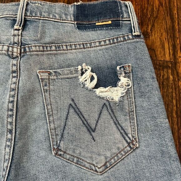 Mother Jean The Trickster Fray Shorts - Picture 7 of 10